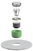 CEKA REVAX M3 AXIAL TITANAX KUNSTSTOFF